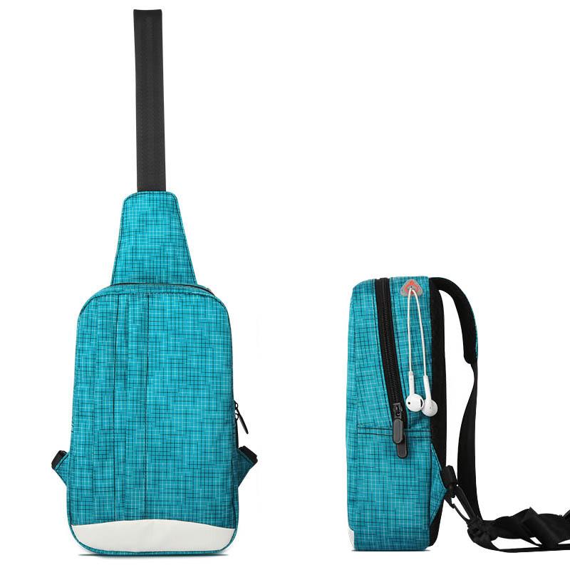 lightweight and waterproof sling bag/travel bag - blue