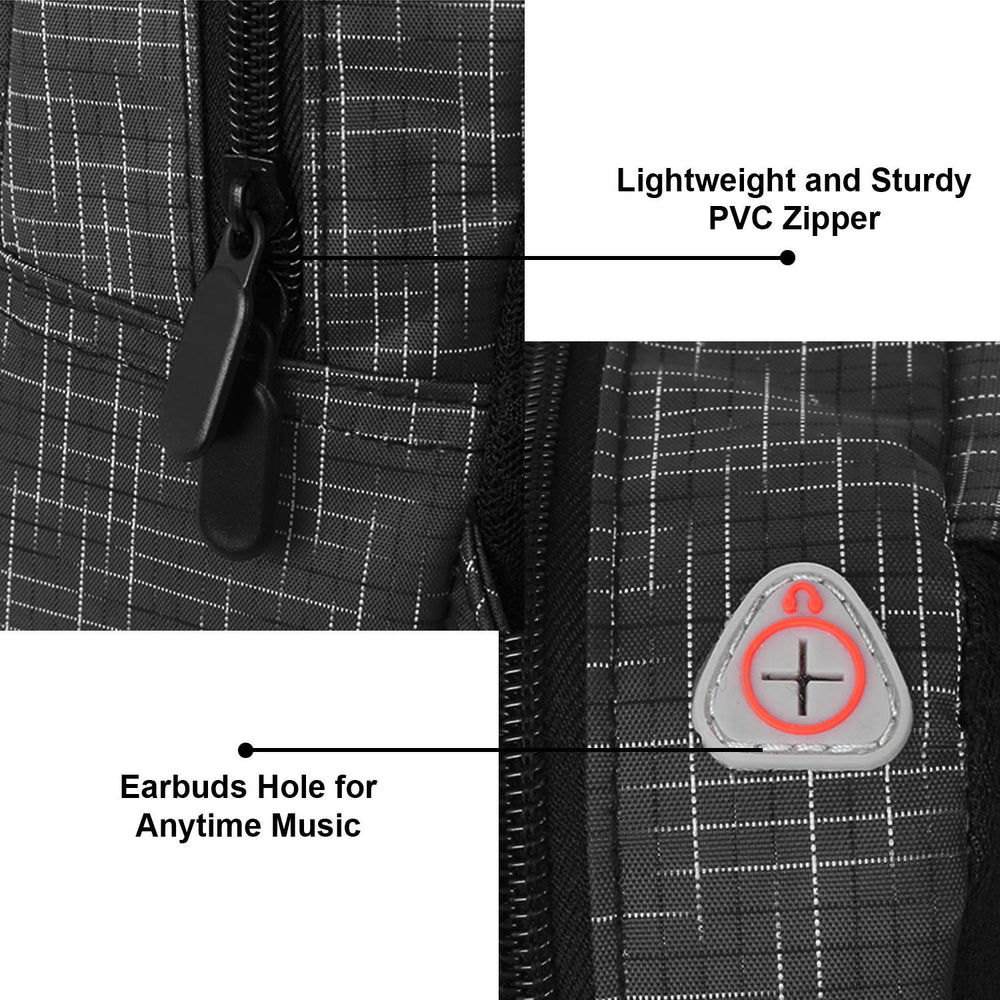 
                  
                    lightweight and waterproof sling bag/travel bag - black
                  
                