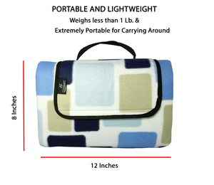 
                  
                    60" x 48" 3-layer waterproof outdoor blanket/picnic blanket - magic blue
                  
                